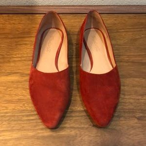Madewell Lizbeth flat size 7.5 suede